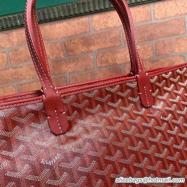 Unique Style Goyard Artois Original Zipper Bag 00319 Red