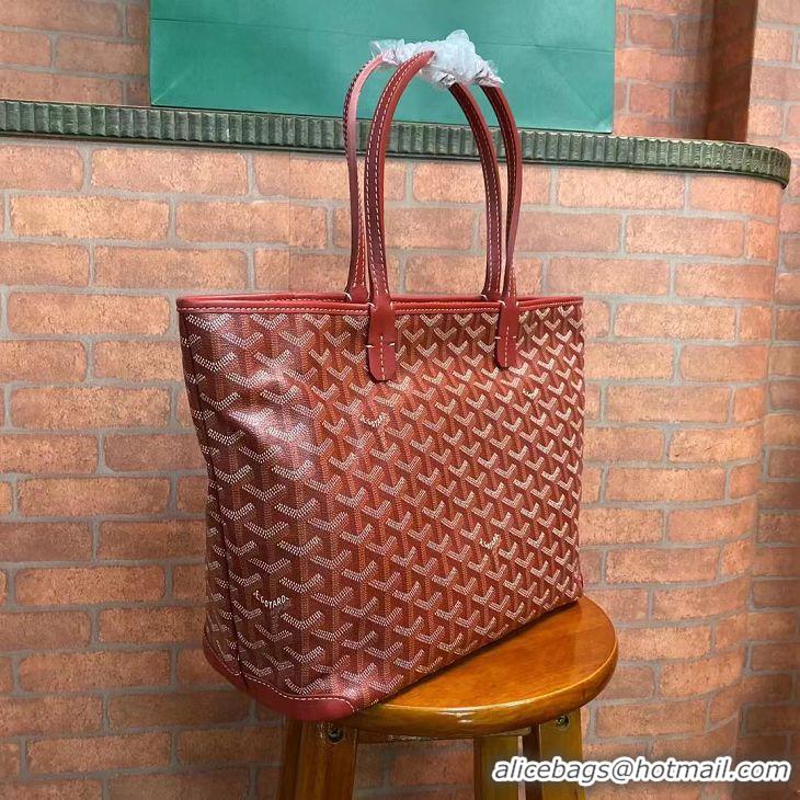 Unique Style Goyard Artois Original Zipper Bag 00319 Red