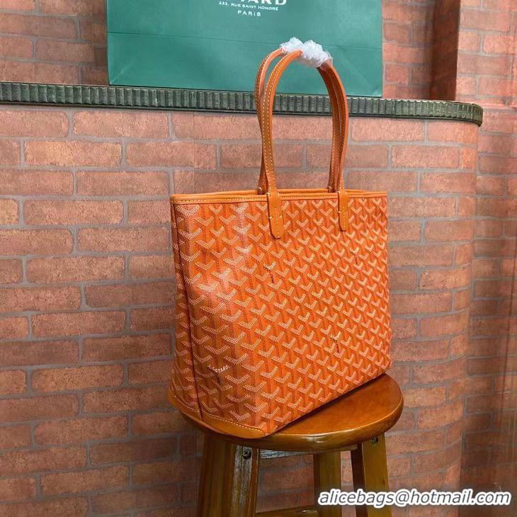 Best Product Goyard Artois Original Zipper Bag 00319 Orange