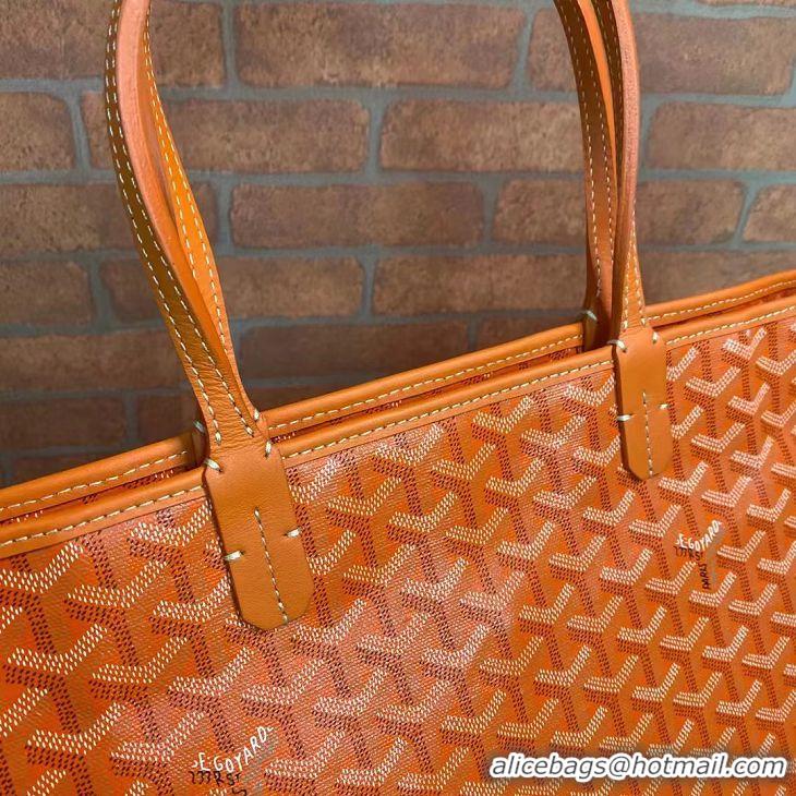 Best Product Goyard Artois Original Zipper Bag 00319 Orange