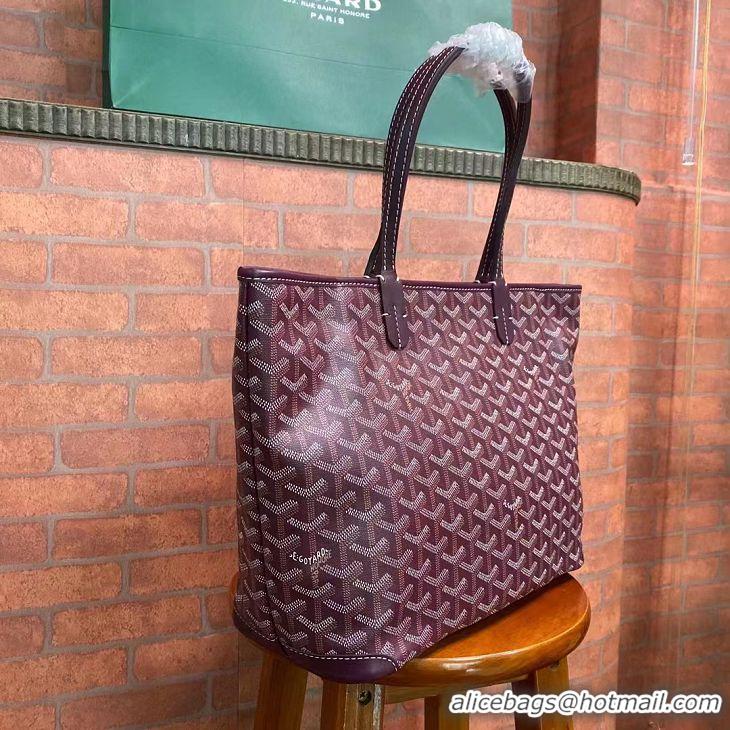 Pretty Style Goyard Artois Original Zipper Bag 00319 Bungundy