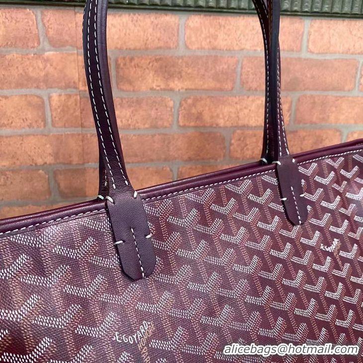 Pretty Style Goyard Artois Original Zipper Bag 00319 Bungundy