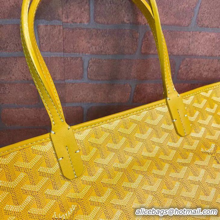 Top Grade Goyard Artois Original Zipper Bag 00319 Yellow