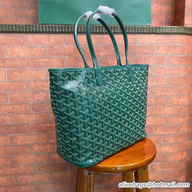 Traditional Discount Goyard Artois Original Zipper Bag 00319 Green