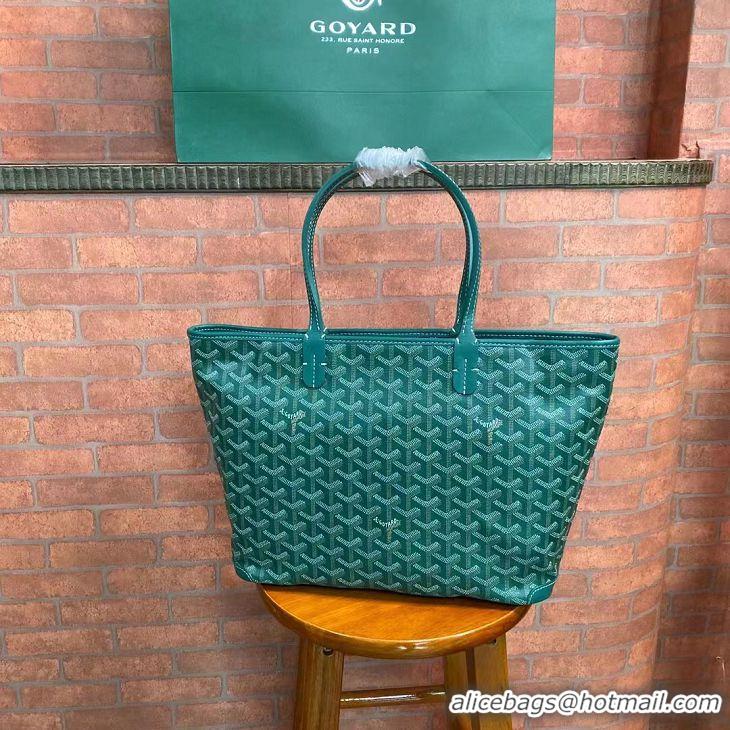 Traditional Discount Goyard Artois Original Zipper Bag 00319 Green