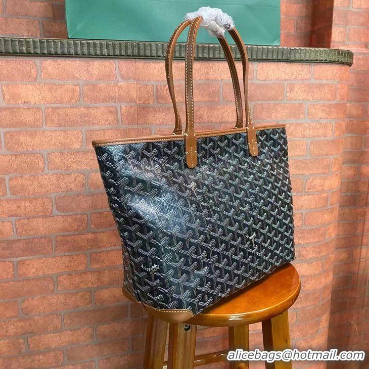 Good Taste Goyard Artois Original Zipper Bag 00319 Black And Tan