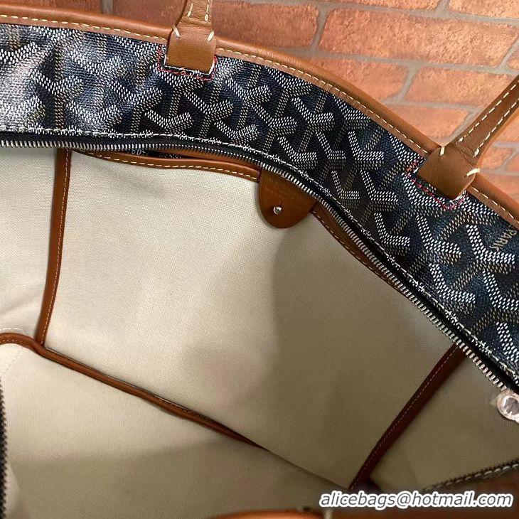 Good Taste Goyard Artois Original Zipper Bag 00319 Black And Tan