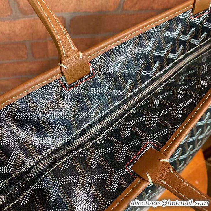 Good Taste Goyard Artois Original Zipper Bag 00319 Black And Tan