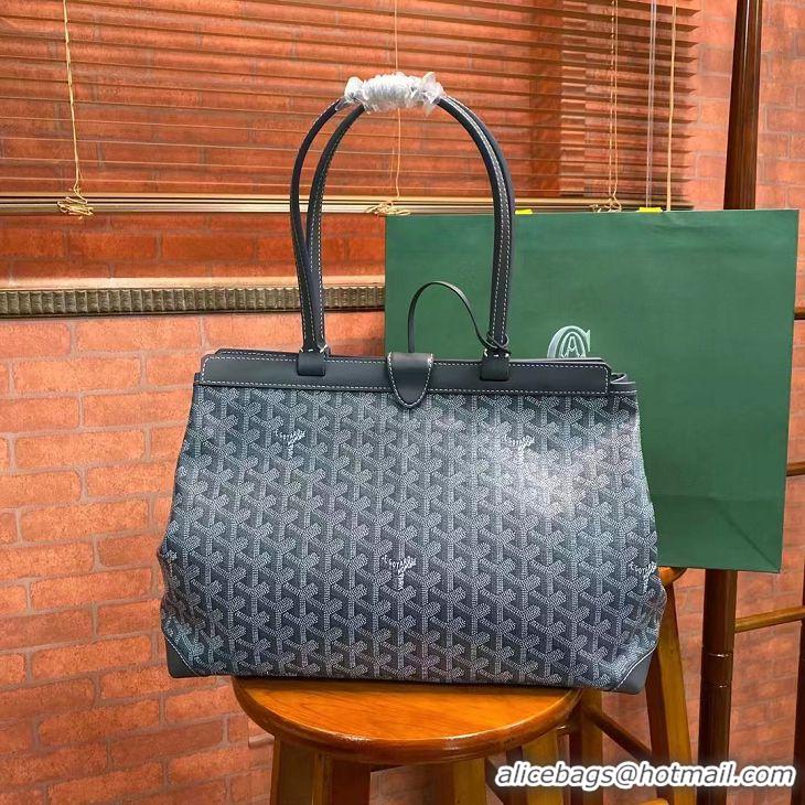 Most Popular Goyard Original Bellechasse Tote Bag 8959 Dark Grey