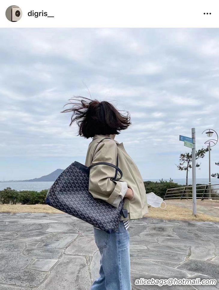 Buy Inexpensive Goyard Original Bellechasse Tote Bag 8959 Navy Blue