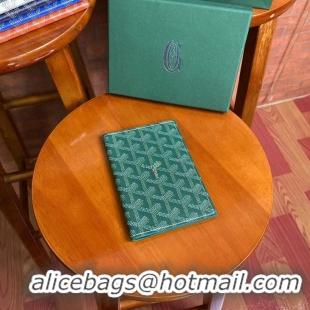 Discount Design Goyard Original Passport Holder 020109 Green