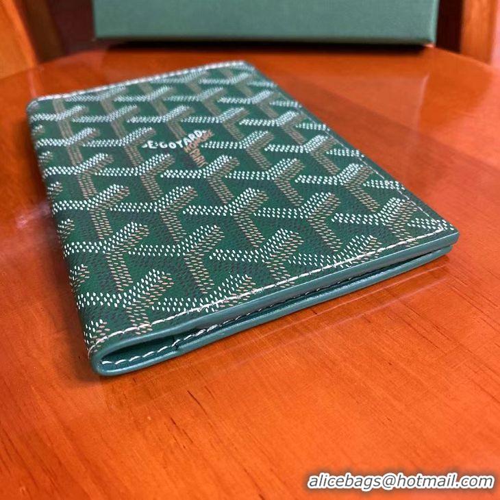 Discount Design Goyard Original Passport Holder 020109 Green