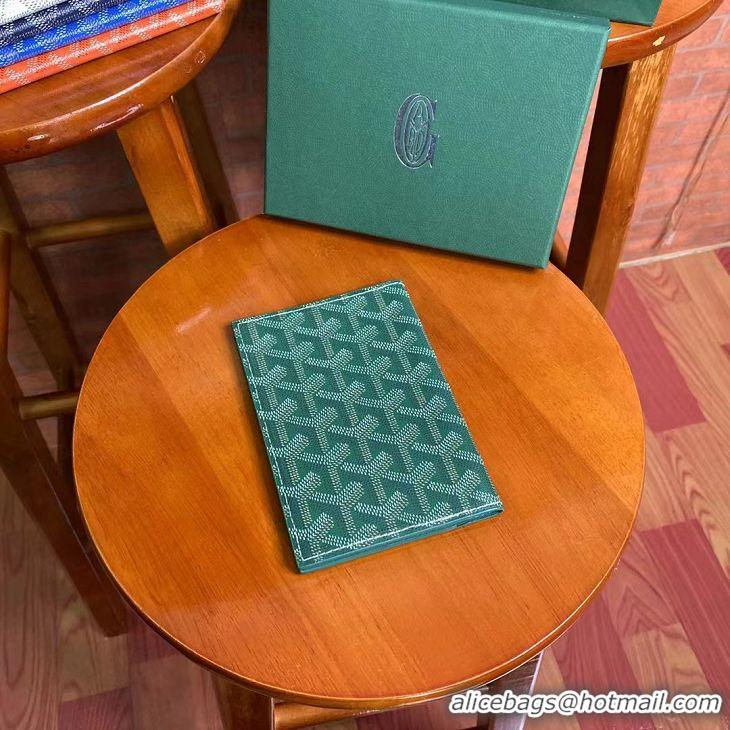 Discount Design Goyard Original Passport Holder 020109 Green