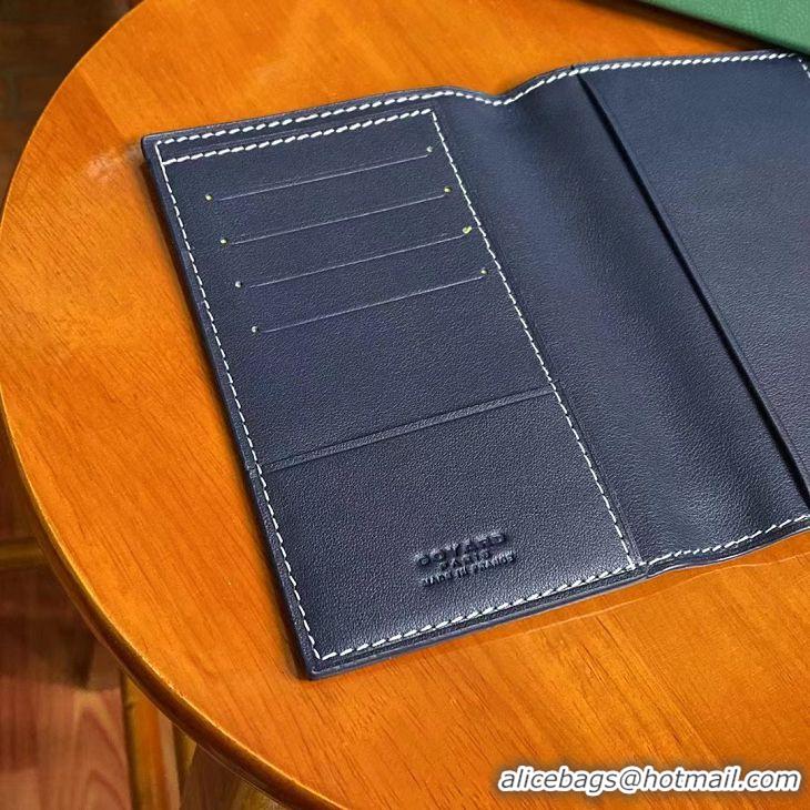 Low Price Goyard Original Passport Holder 020109 Navy Blue