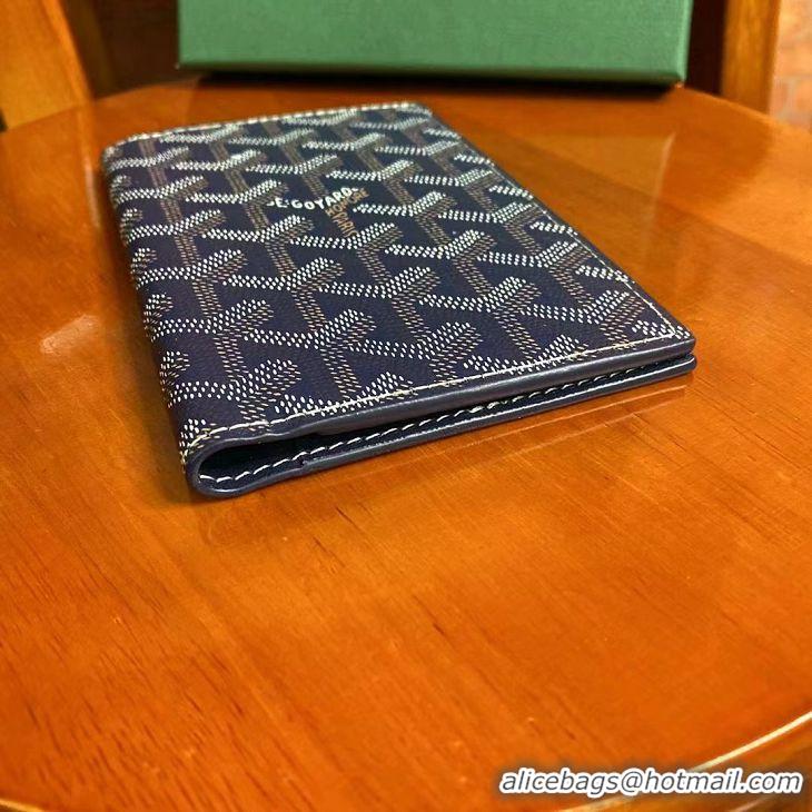 Low Price Goyard Original Passport Holder 020109 Navy Blue