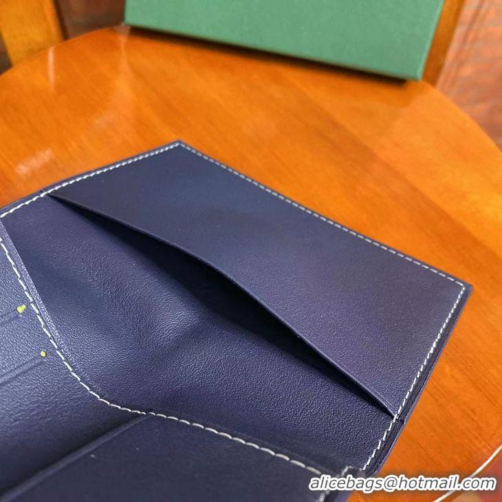 Low Price Goyard Original Passport Holder 020109 Navy Blue