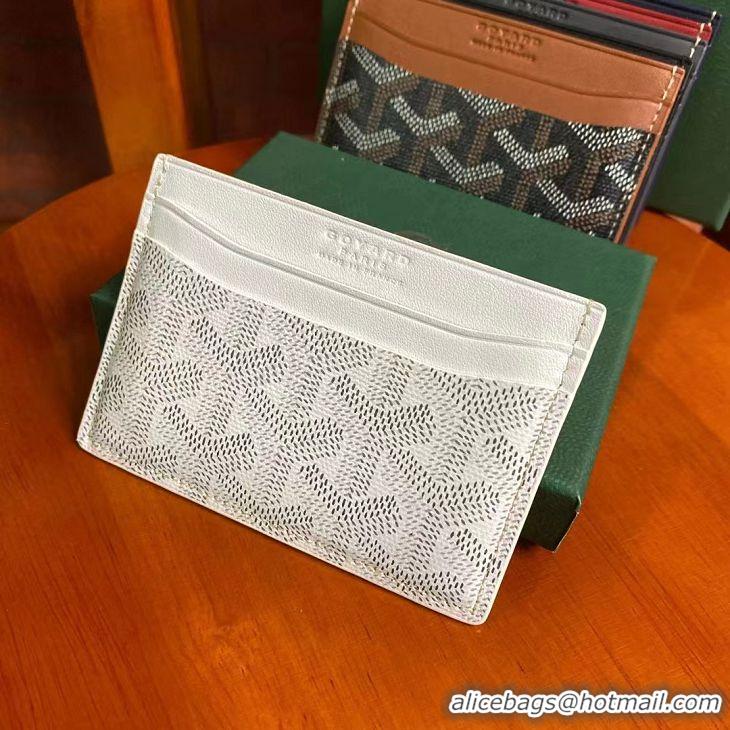 Buy Discount Goyard Original Card Holder 020090 White