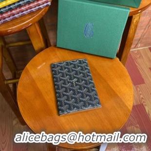 Discount Goyard Original Passport Cover 020109 Black And Tan