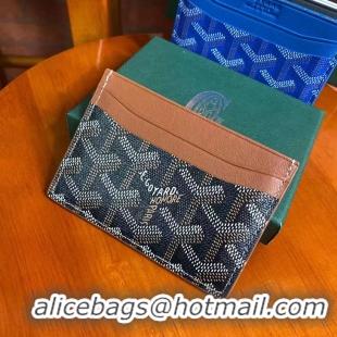 Cheapest Goyard Original Card Holder 020090 Black And Tan