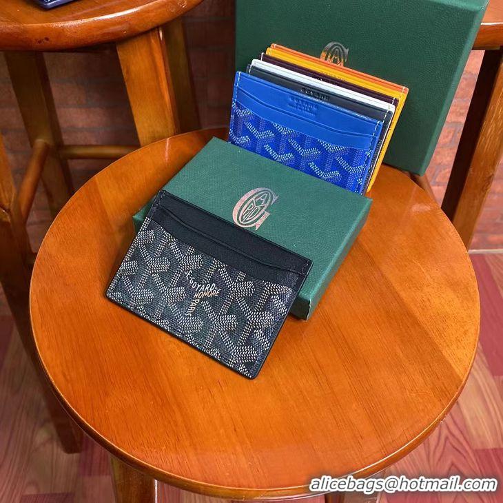 Most Popuar Goyard Original Card Holder 020090 Black