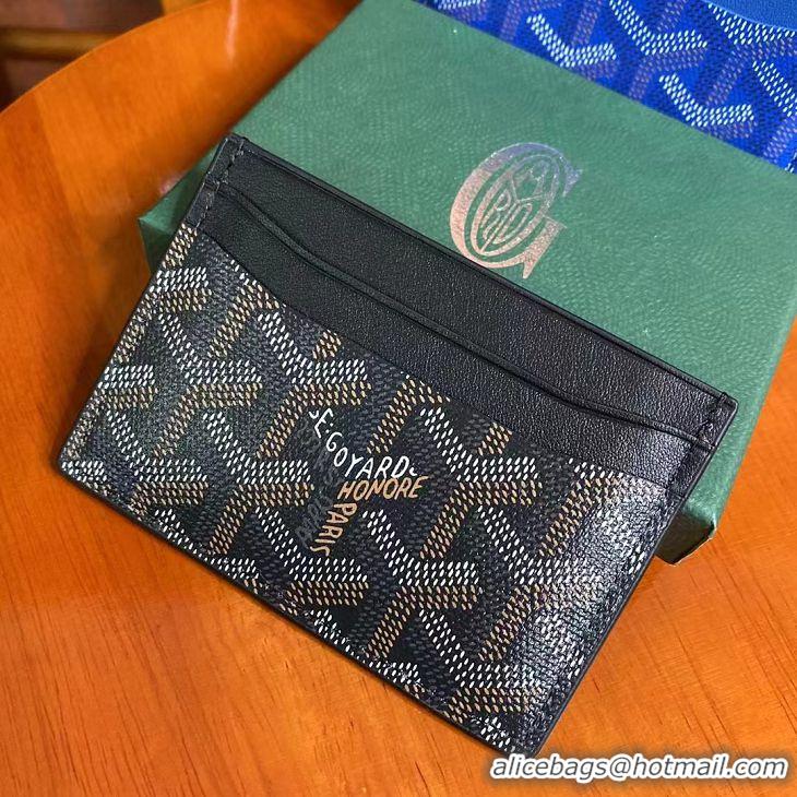 Most Popuar Goyard Original Card Holder 020090 Black