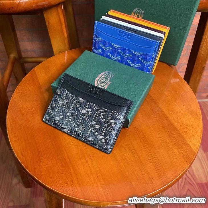 Most Popuar Goyard Original Card Holder 020090 Black