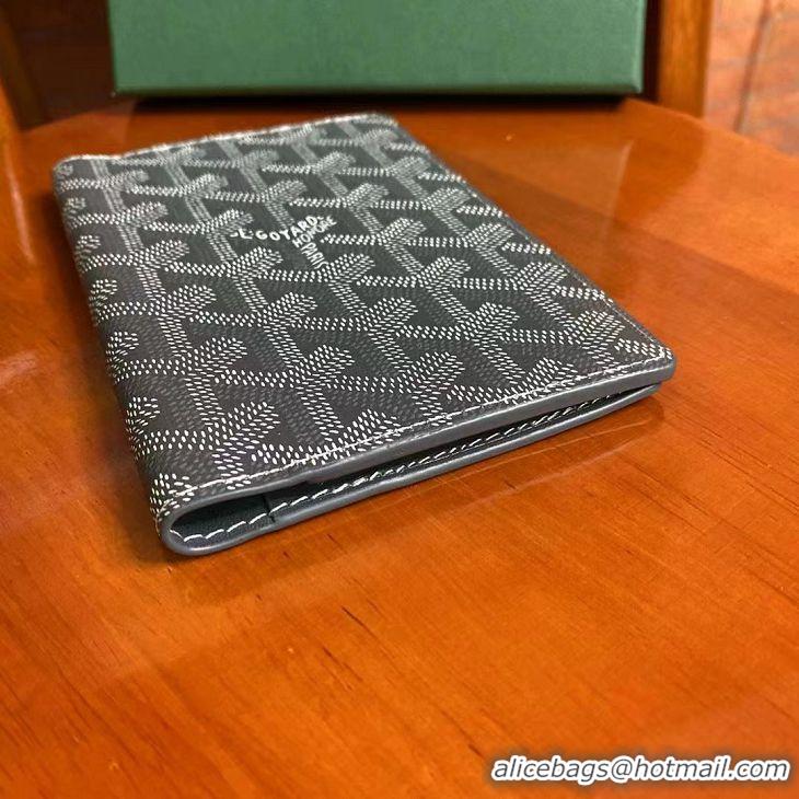 Buy Inexpensive Goyard Original Passport Wallet 020109 Dark Grey