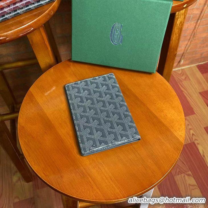 Buy Inexpensive Goyard Original Passport Wallet 020109 Dark Grey