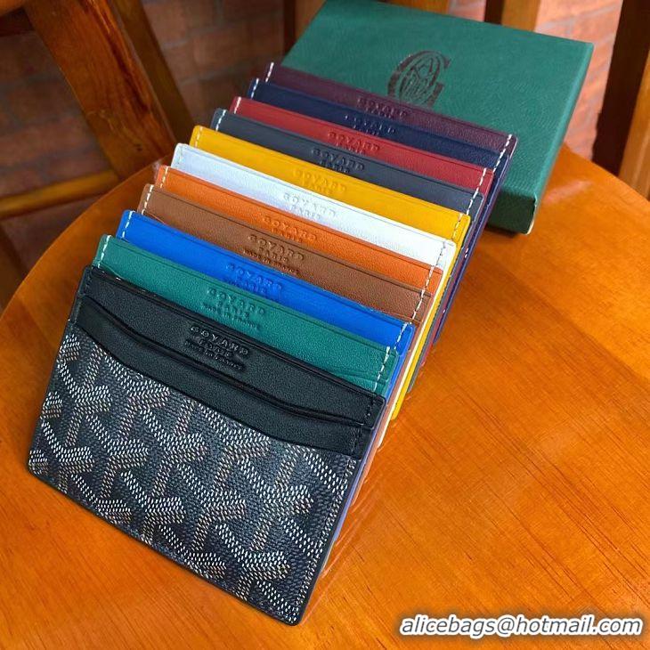 New Fashion Goyard Original Card Holder 020090 Dark Grey