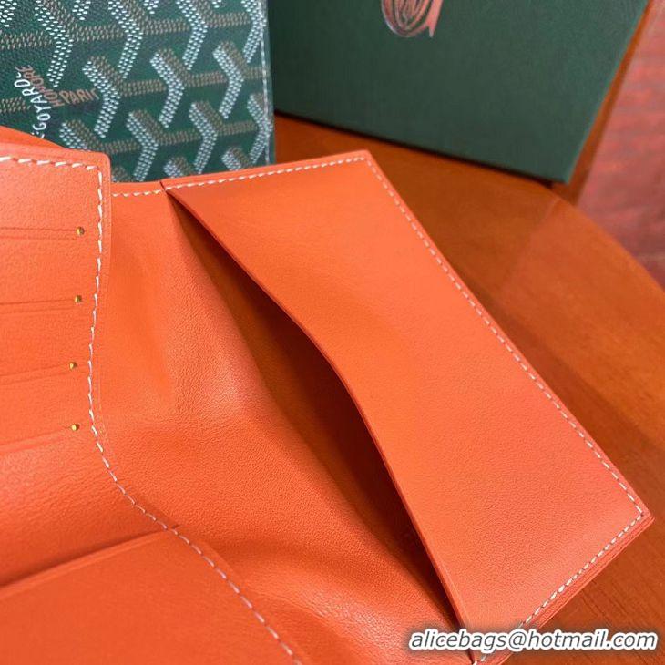 Good Product Goyard Original Passport Holder 020109 Orange