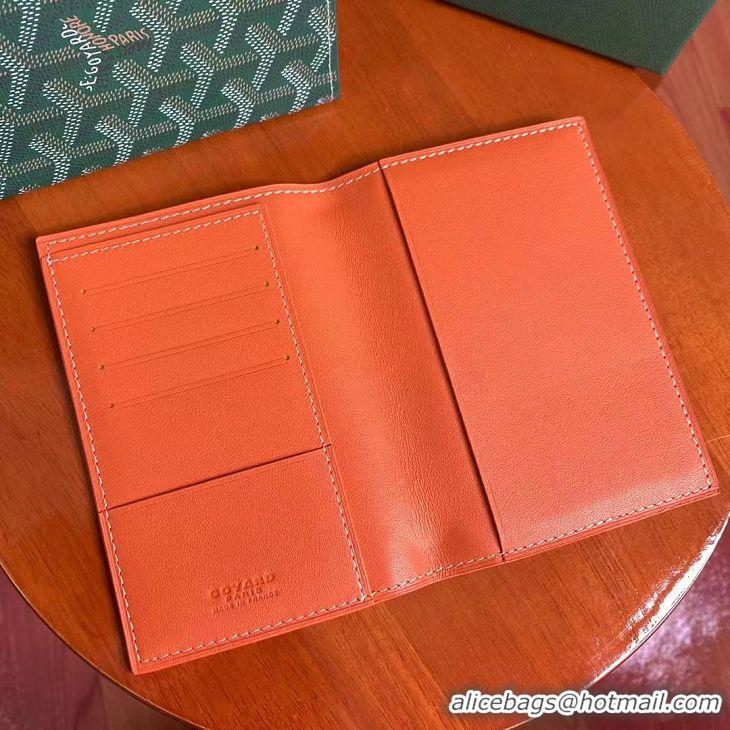 Good Product Goyard Original Passport Holder 020109 Orange