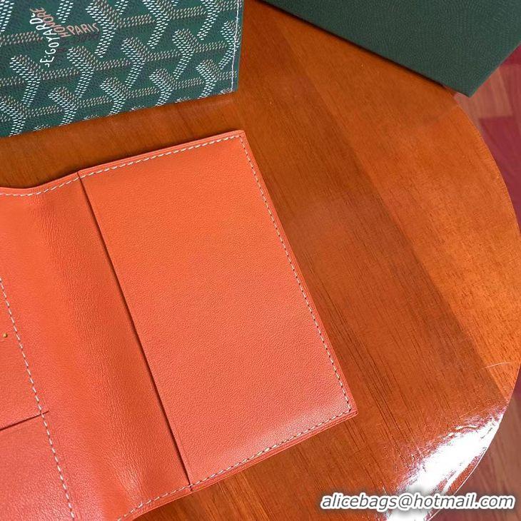 Good Product Goyard Original Passport Holder 020109 Orange