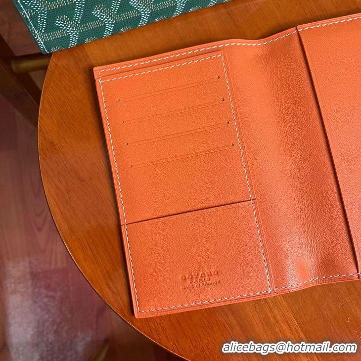 Good Product Goyard Original Passport Holder 020109 Orange