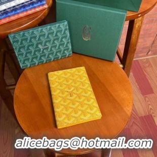 Hot Sale Goyard Original Passport Holder 020109 Yellow