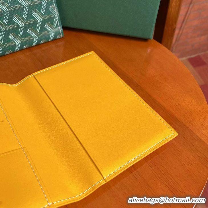 Hot Sale Goyard Original Passport Holder 020109 Yellow