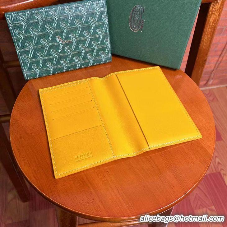 Hot Sale Goyard Original Passport Holder 020109 Yellow