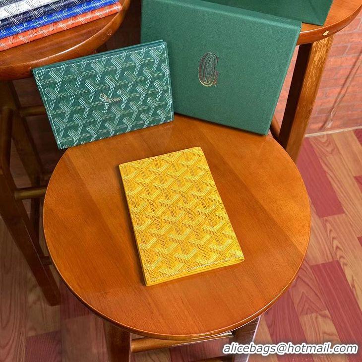 Hot Sale Goyard Original Passport Holder 020109 Yellow