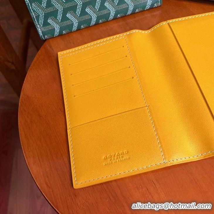 Hot Sale Goyard Original Passport Holder 020109 Yellow