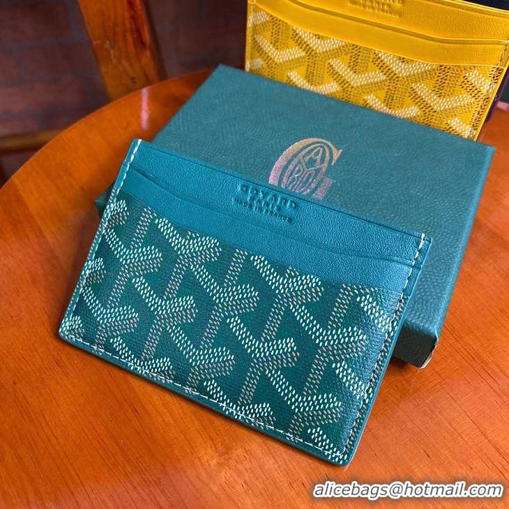 Low Cost Goyard Original Card Holder 020090 Green