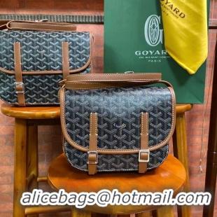 Well Crafted Goyard Original Messenger Bag PM 8966 Black And Tan