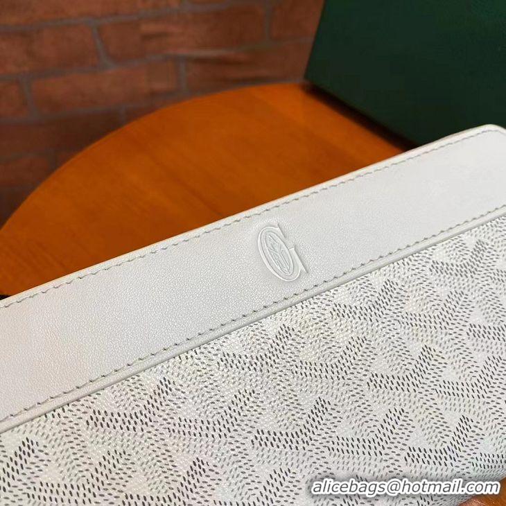 Luxury Cheapest Goyard Original Zippy Organizer Wallet 020111 White