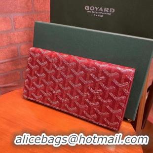 Shop Discount Goyard Original Long Purse 020081 Red