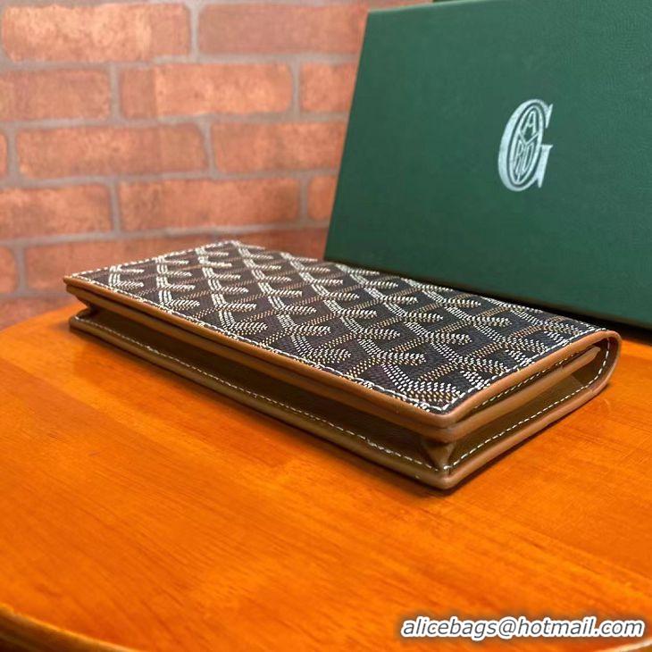 Inexpensive Goyard Original Long Purse 020081 Bungundy