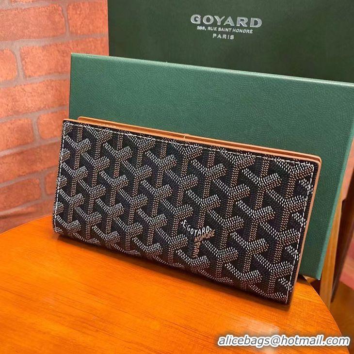 Inexpensive Goyard Original Long Purse 020081 Bungundy