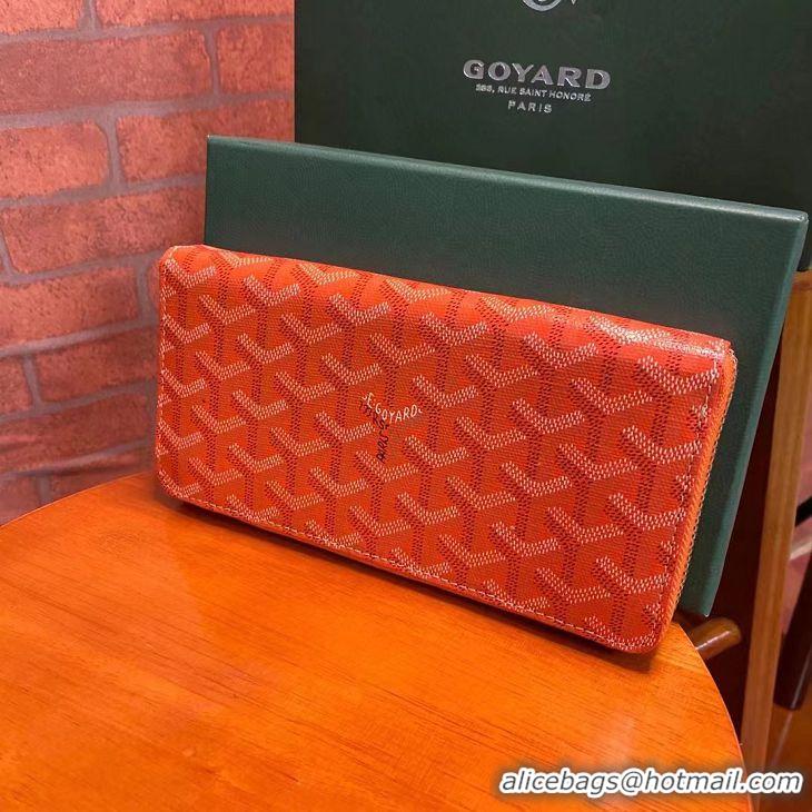 Lowest Cost Goyard Original Zippy Organizer Wallet 020111 Orange