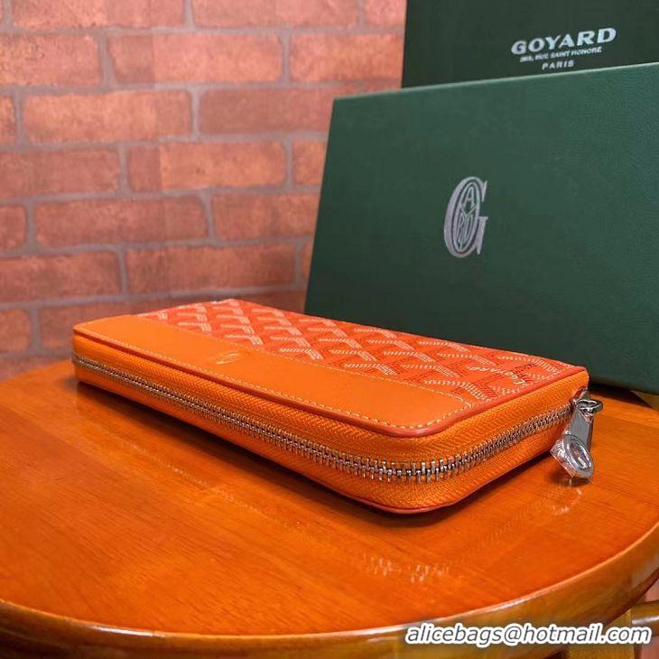 Lowest Cost Goyard Original Zippy Organizer Wallet 020111 Orange