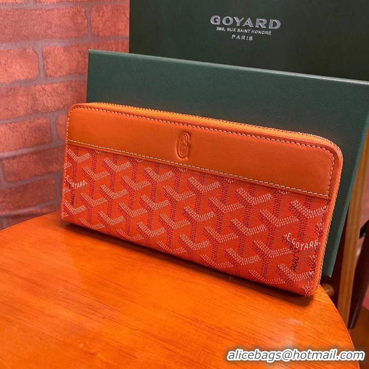 Lowest Cost Goyard Original Zippy Organizer Wallet 020111 Orange