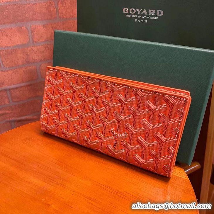 Promotional Goyard Original Long Purse 020081 Orange