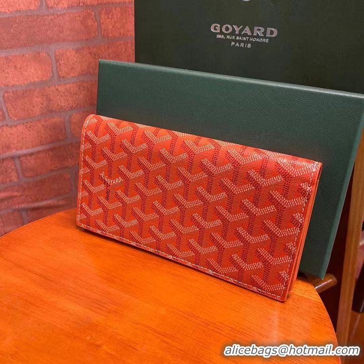 Promotional Goyard Original Long Purse 020081 Orange