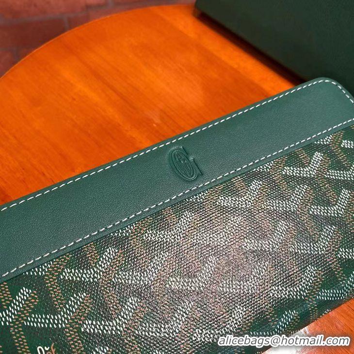 Good Looking Goyard Original Zippy Organizer Wallet 020111 Green